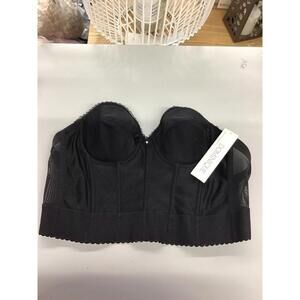 Dominique apparel corset bra size 34B with side boning underwire pad less new